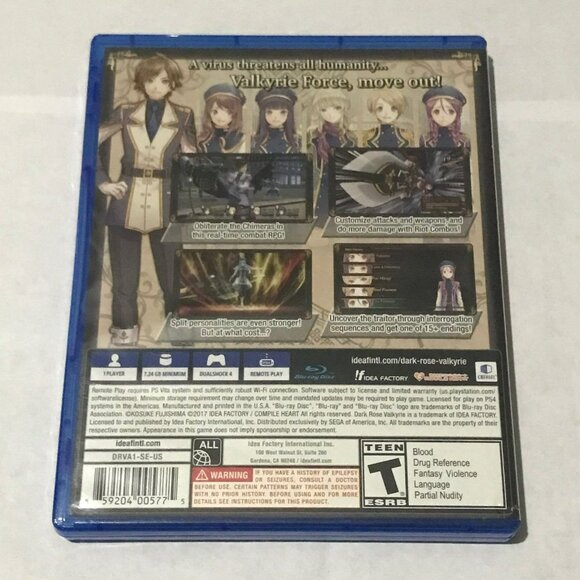 PS4 Dark Rose Valkyrie (Mint) Playstation 4 - Picture 2 of 4